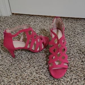 Hot pink heels